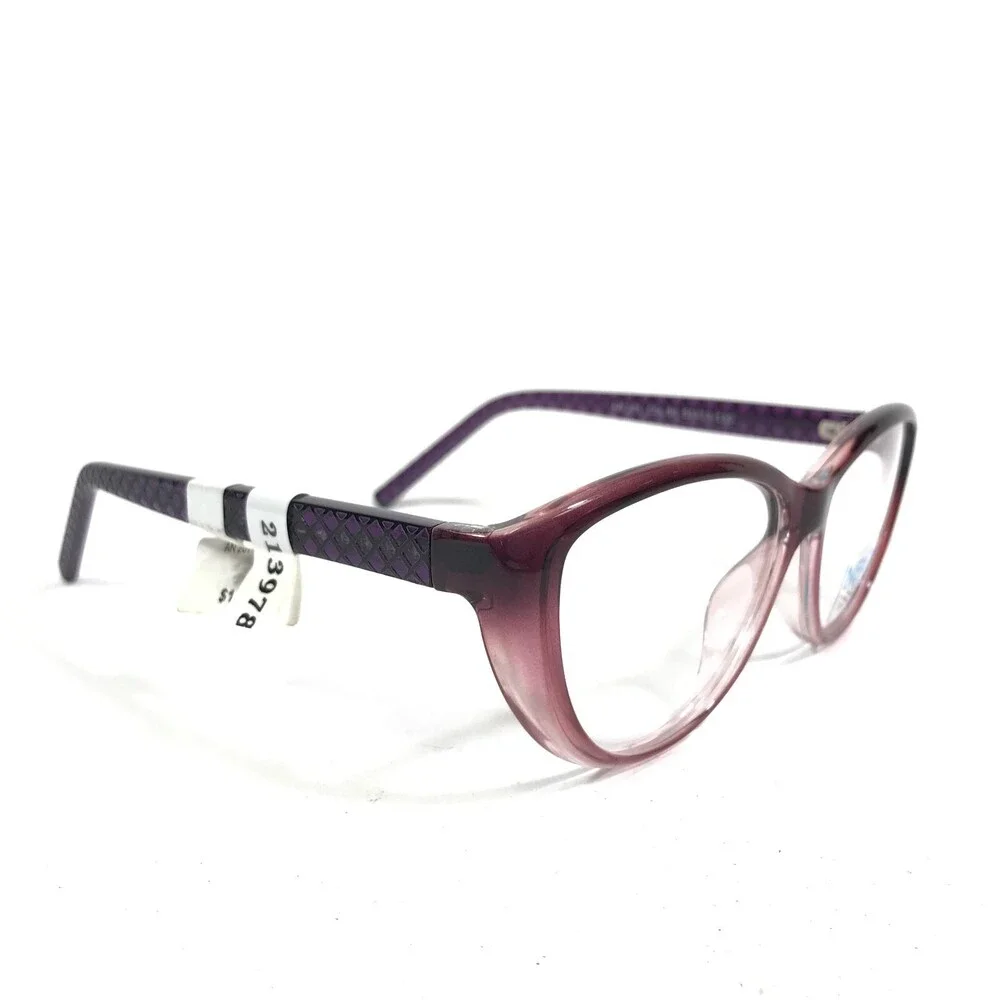 Next Issue AN 201 COL 80 Eyeglasses Frames Purple Round Full Rim 53-15-135
